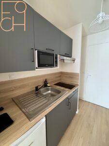 cuisine séparée aménagée