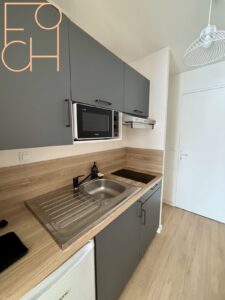 Cuisine séparée aménagée