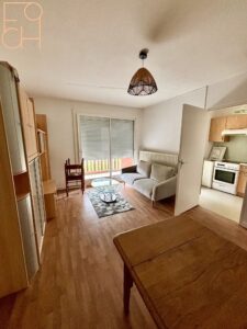 pièce de vie avec balcon