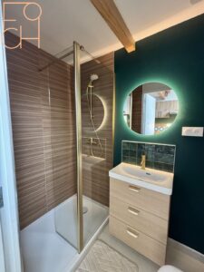 salle d’eau avec wc